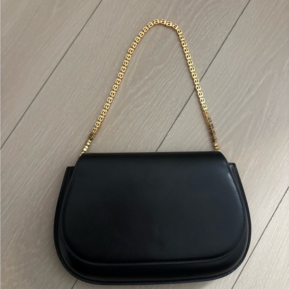 Alexander Wang Black Leather Chain Shoulder Bag